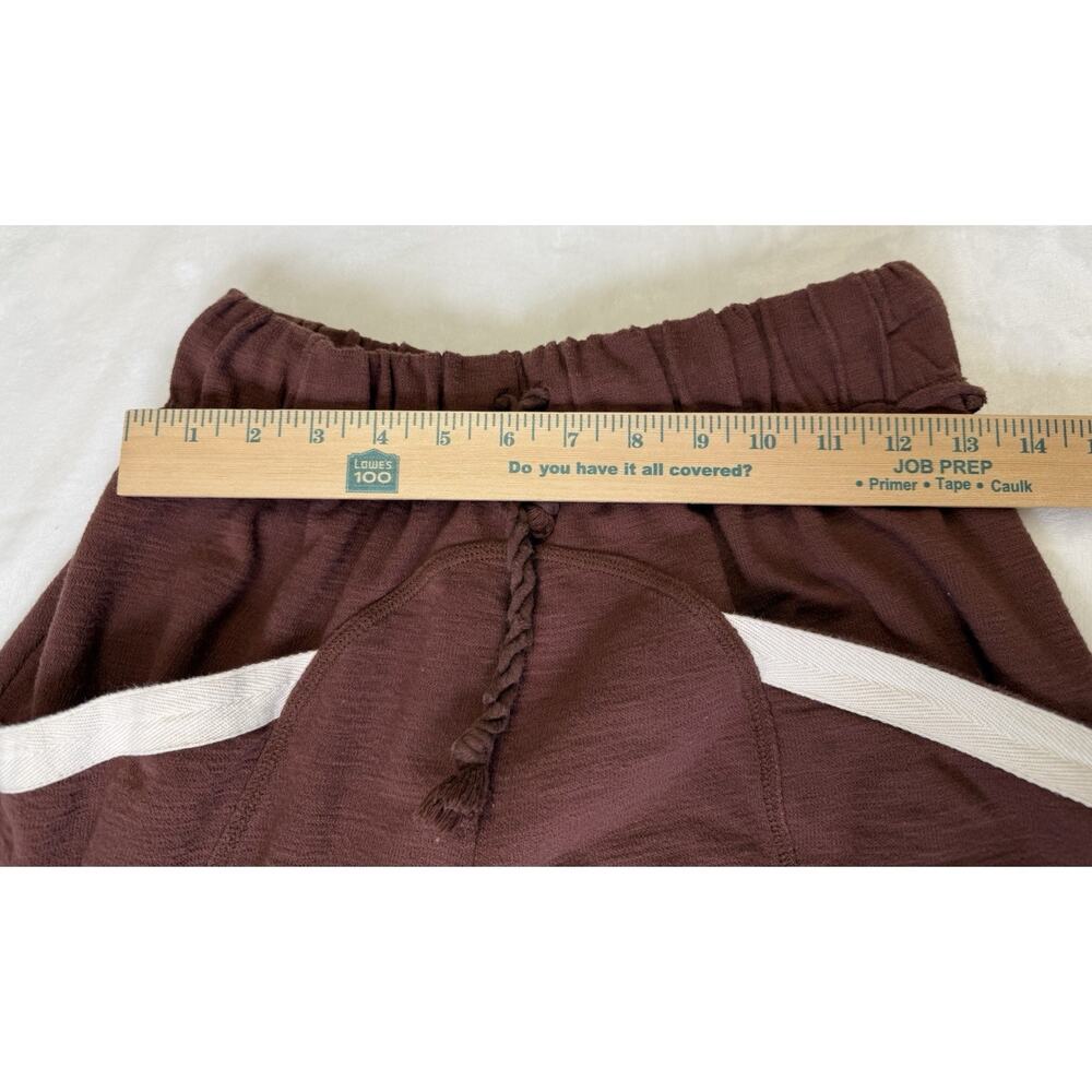 Free People Beach Pants Women’s Sz XS Brown Boho Wide Leg Drawstring - Picture 6 of 9